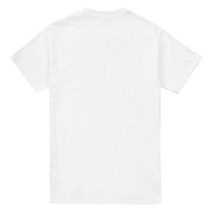 White - Back - K-Pop Demon Hunters Unisex Adult Save The Date Derpy Tiger Cartoon T-Shirt