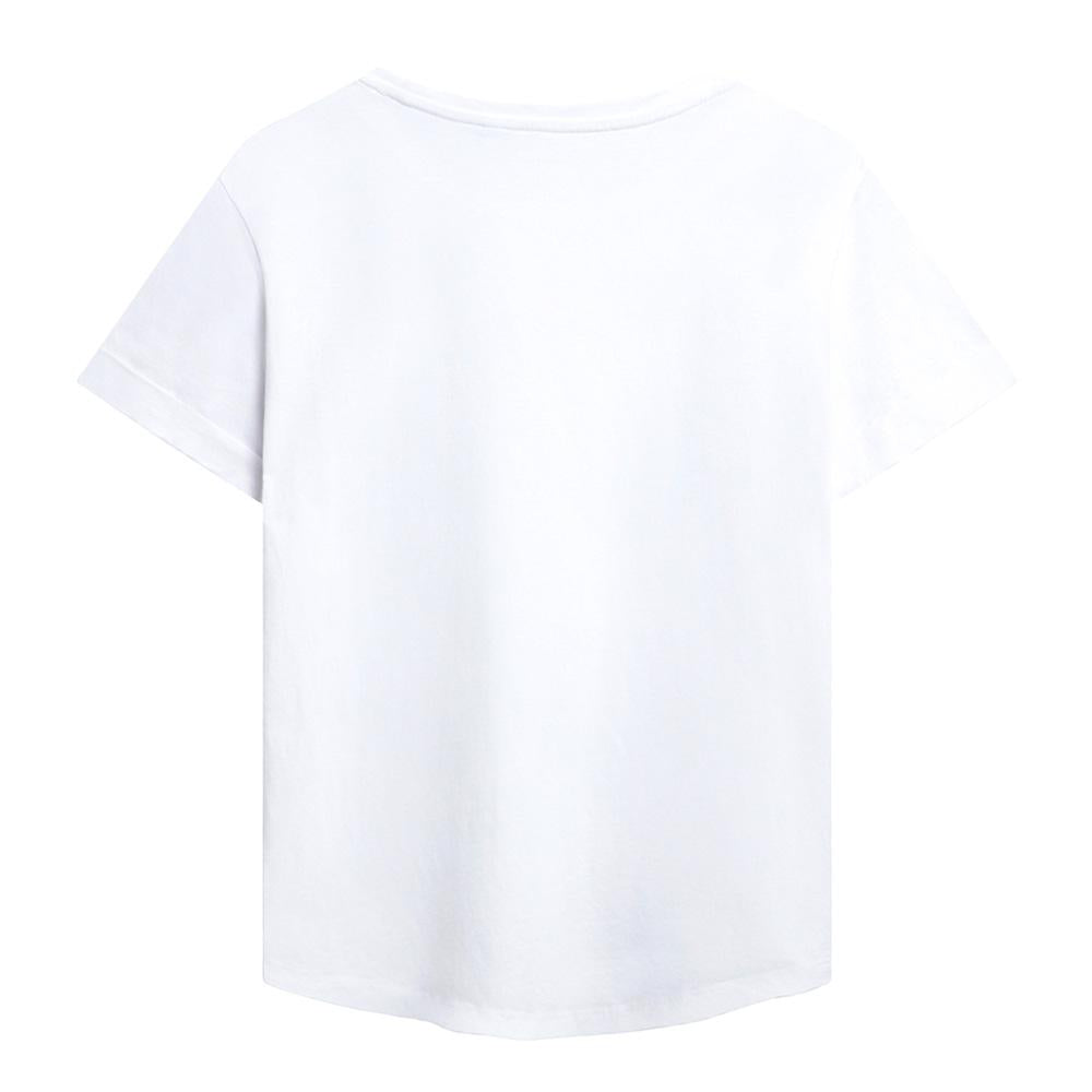 White - Back - K-Pop Demon Hunters Womens-Ladies Saja Boys Grid Fashion T-Shirt