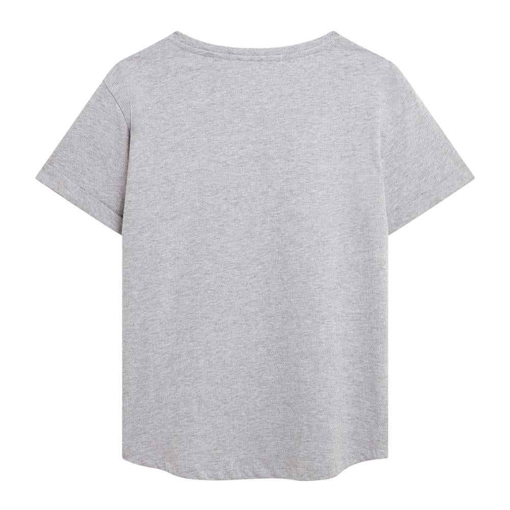 Heather Grey - Back - K-Pop Demon Hunters Womens-Ladies Saja Boys Graffiti Fashion T-Shirt