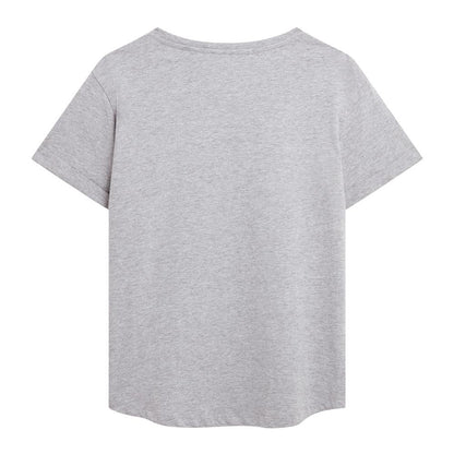 Heather Grey - Back - K-Pop Demon Hunters Womens-Ladies Saja Boys Graffiti Fashion T-Shirt