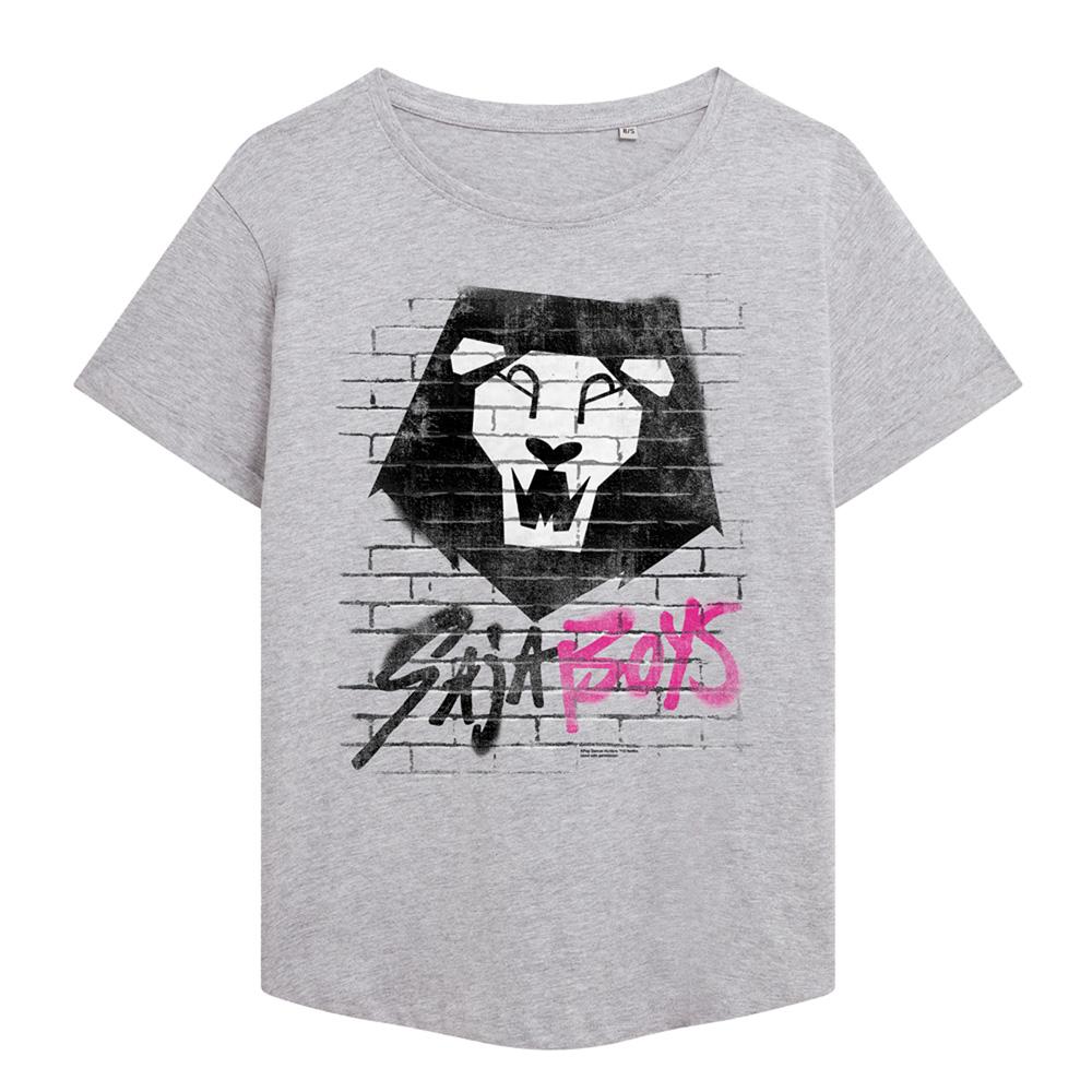 Heather Grey - Front - K-Pop Demon Hunters Womens-Ladies Saja Boys Graffiti Fashion T-Shirt