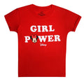 Red - Front - Disney Girls Girl Power Minnie Mouse T-Shirt