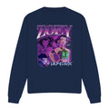 Navy - Front - K-Pop Demon Hunters Unisex Adult Huntr-X Zoey Sweatshirt