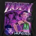 Black - Side - K-Pop Demon Hunters Unisex Adult Huntr-X Zoey Sweatshirt