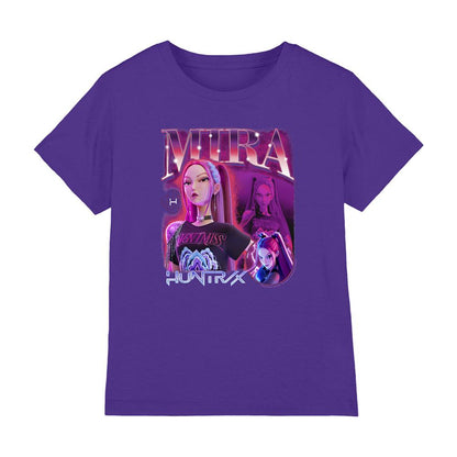 Purple - Front - K-Pop Demon Hunters Childrens-Kids Huntr-X Mira T-Shirt