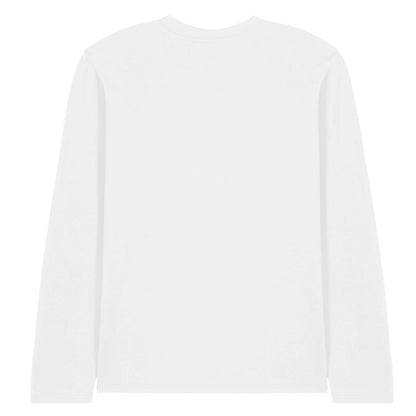 White - Back - K-Pop Demon Hunters Unisex Adult Saja Boys Grid Long-Sleeved T-Shirt