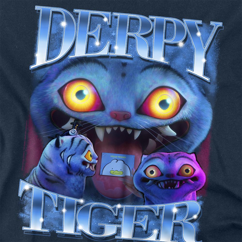 Navy - Side - K-Pop Demon Hunters Unisex Adult Long-Sleeved T-Shirt