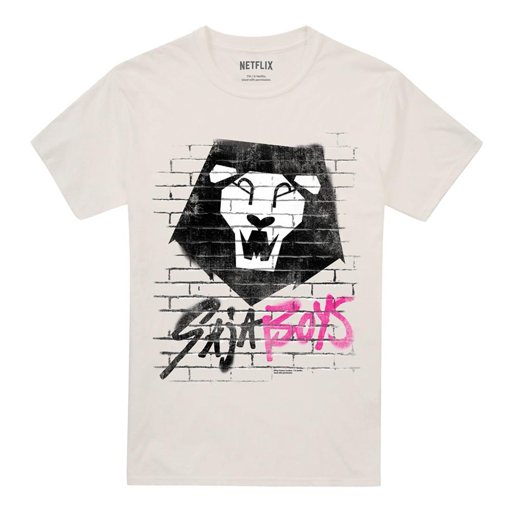 Natural - Front - K-Pop Demon Hunters Unisex Adult Saja Boys Graffiti T-Shirt