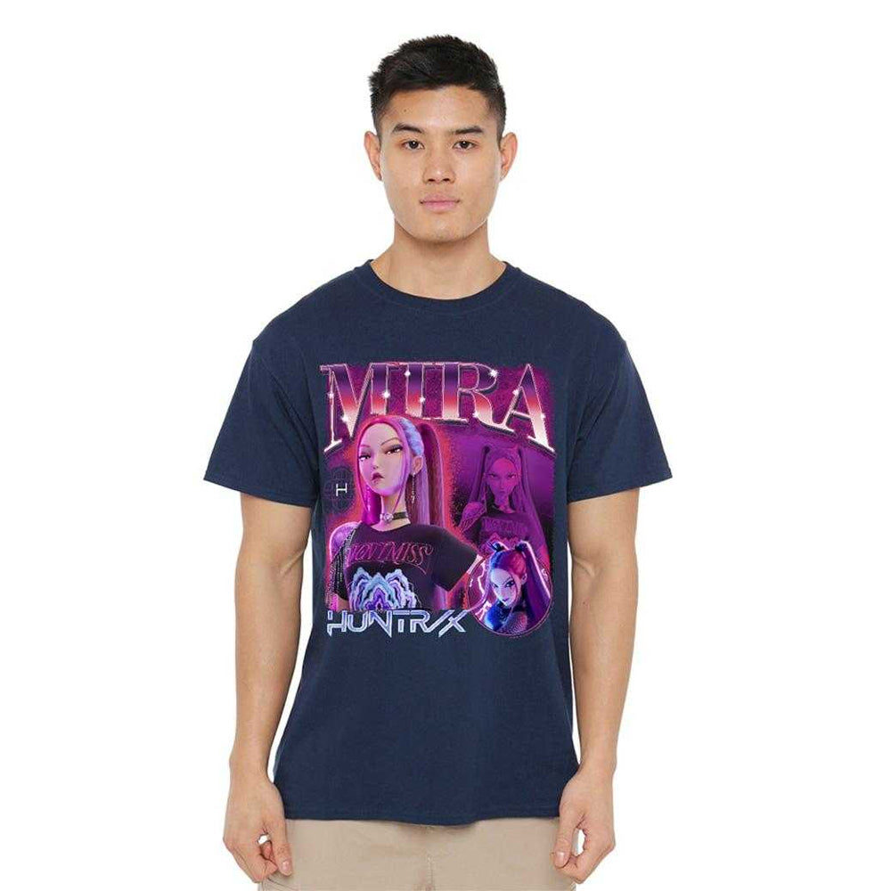 Navy - Lifestyle - K-Pop Demon Hunters Unisex Adult Mira Huntr-X T-Shirt