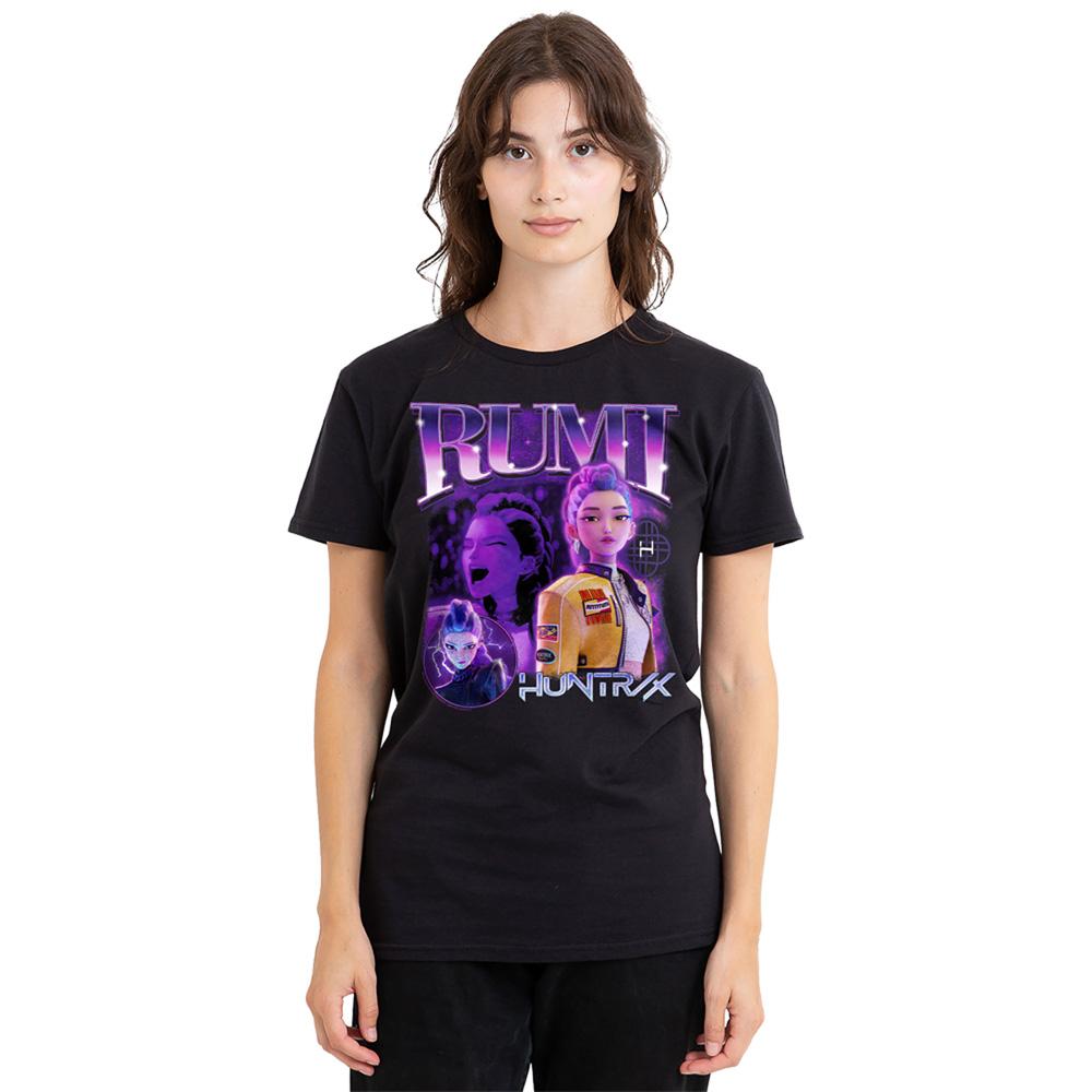 Black - Lifestyle - K-Pop Demon Hunters Womens-Ladies Huntr-X Rumi T-Shirt