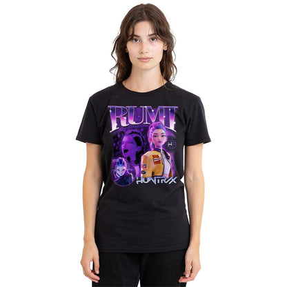 Black - Lifestyle - K-Pop Demon Hunters Womens-Ladies Huntr-X Rumi T-Shirt