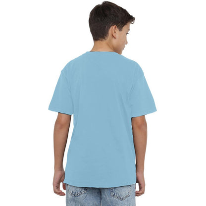 Sky Blue - Side - K-Pop Demon Hunters Childrens-Kids Saja Boys Graffiti T-Shirt