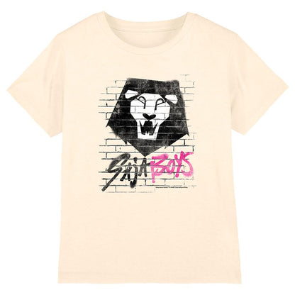 Natural - Front - K-Pop Demon Hunters Childrens-Kids Saja Boys Graffiti T-Shirt