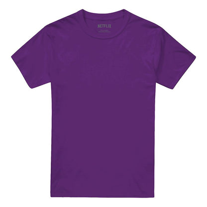 Purple - Front - K-Pop Demon Hunters Unisex Adult Huntr-X Band Back Print T-Shirt