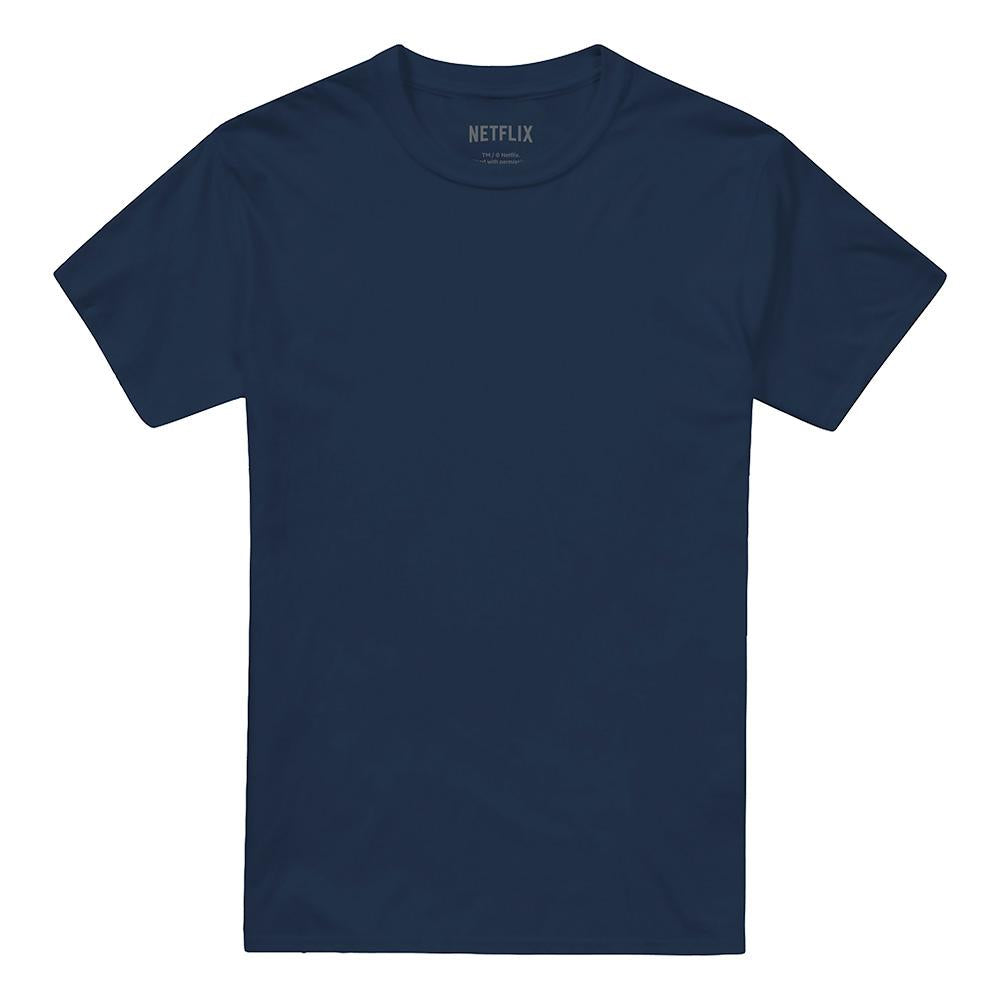 Navy - Front - K-Pop Demon Hunters Unisex Adult Huntr-X Band Back Print T-Shirt