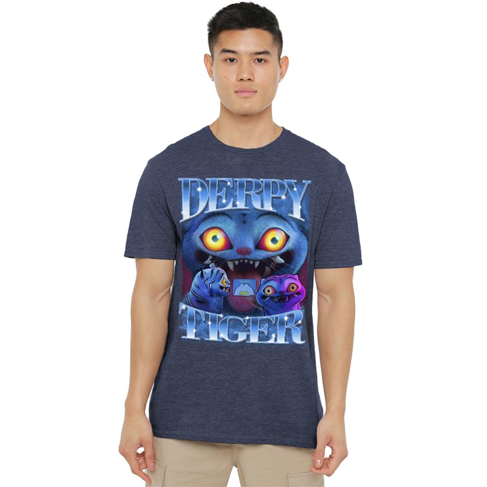 Heather Navy - Lifestyle - K-Pop Demon Hunters Unisex Adult Derpy Tiger T-Shirt