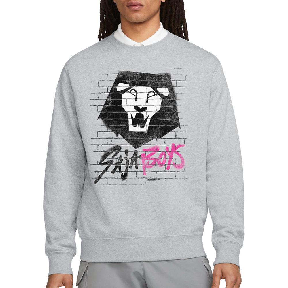 Heather Grey - Lifestyle - K-Pop Demon Hunters Unisex Adult Saja Boys Graffiti Sweatshirt