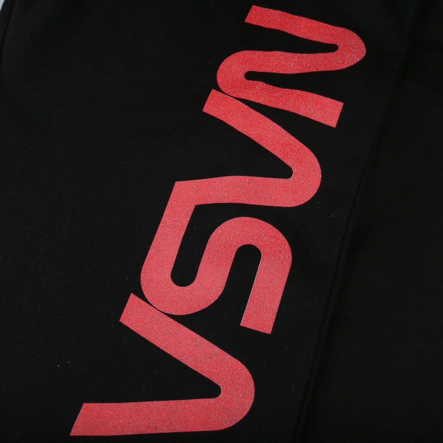 Black - Side - NASA Mens Worm Jogging Bottoms
