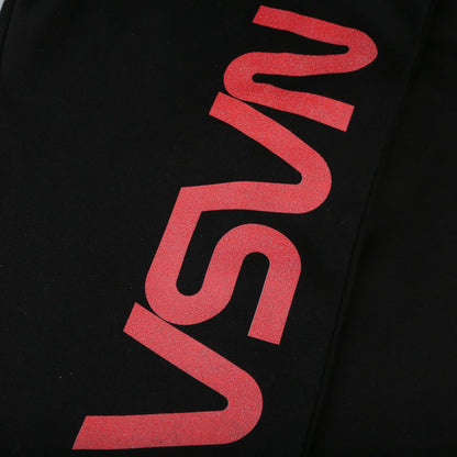 Black - Side - NASA Mens Worm Jogging Bottoms