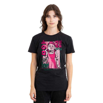 Black - Lifestyle - Squid Game Womens-Ladies Young Hee Anime T-Shirt