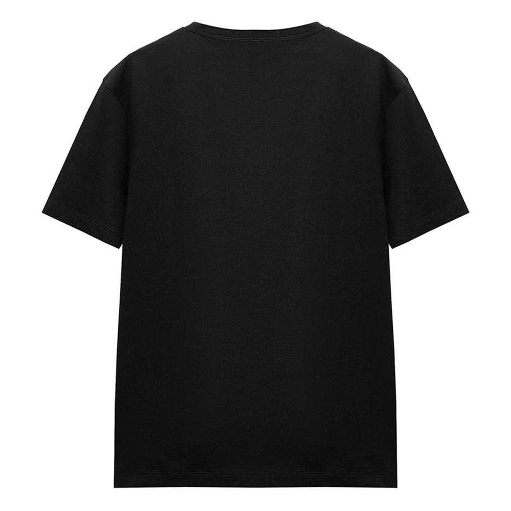 Black - Back - Squid Game Womens-Ladies Front Man Korean Logo T-Shirt