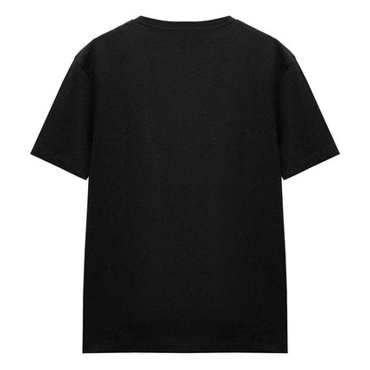 Black - Back - Squid Game Womens-Ladies Front Man Korean Logo T-Shirt
