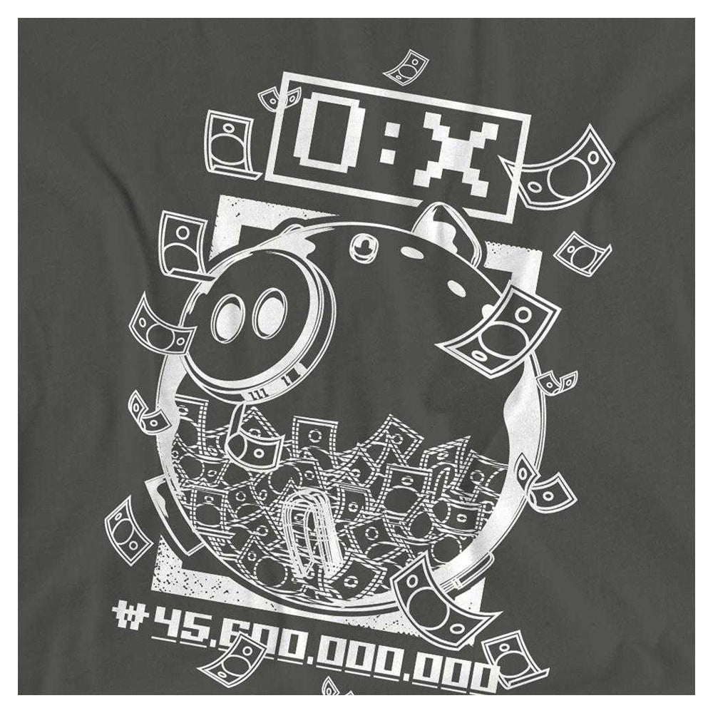 Charcoal - Side - Squid Game Womens-Ladies Piggy Bank T-Shirt