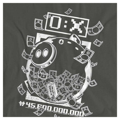 Charcoal - Side - Squid Game Womens-Ladies Piggy Bank T-Shirt