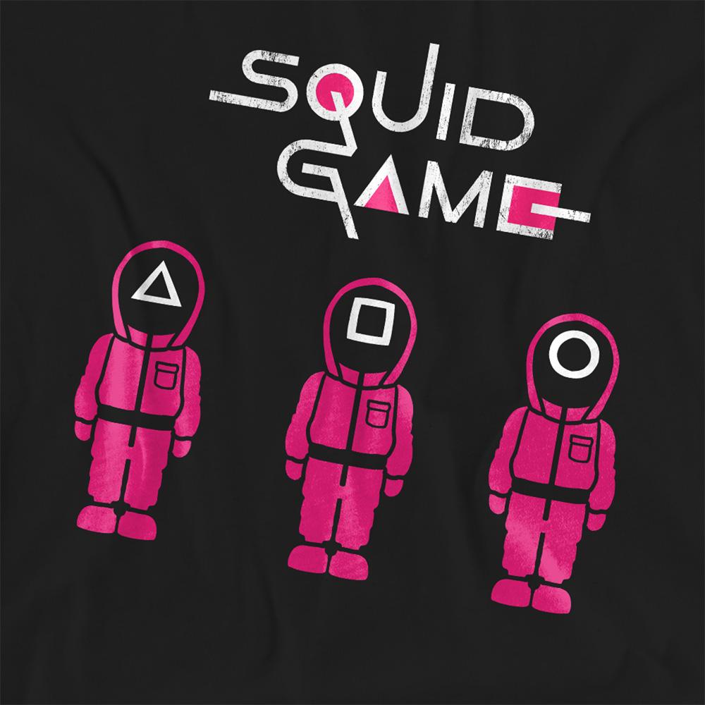 Black - Side - Squid Game Womens-Ladies Soldiers T-Shirt