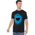 Black - Lifestyle - Sesame Street Unisex Adult Cookie Monster Graffiti T-Shirt