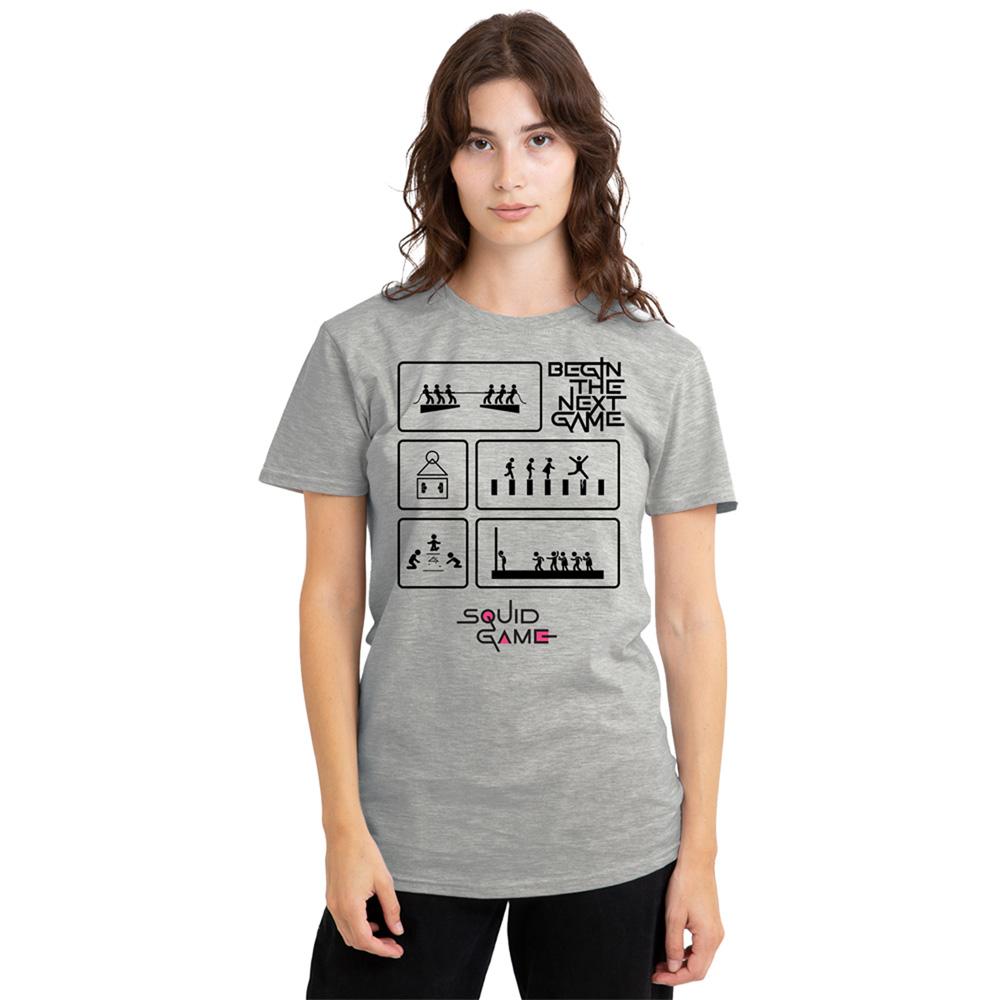 Athletic Heather - Lifestyle - Squid Game Womens-Ladies Next Game Heather T-Shirt