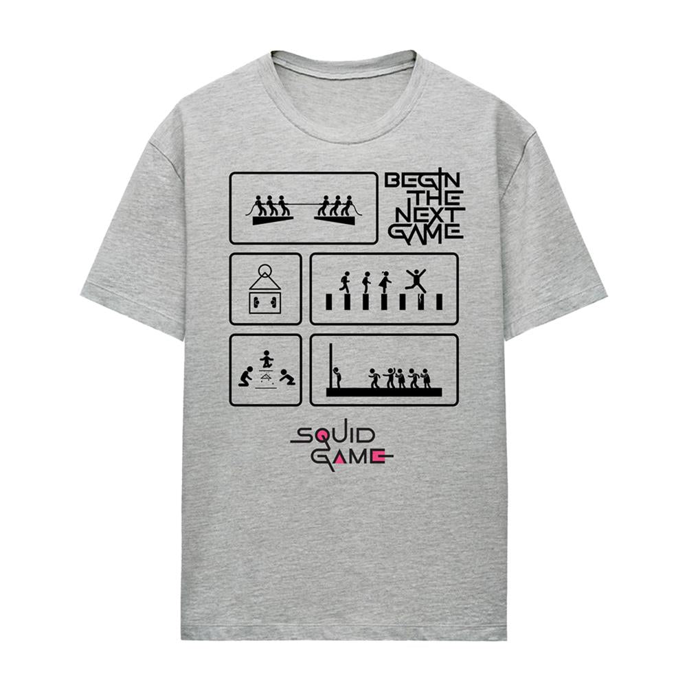 Athletic Heather - Front - Squid Game Womens-Ladies Next Game Heather T-Shirt