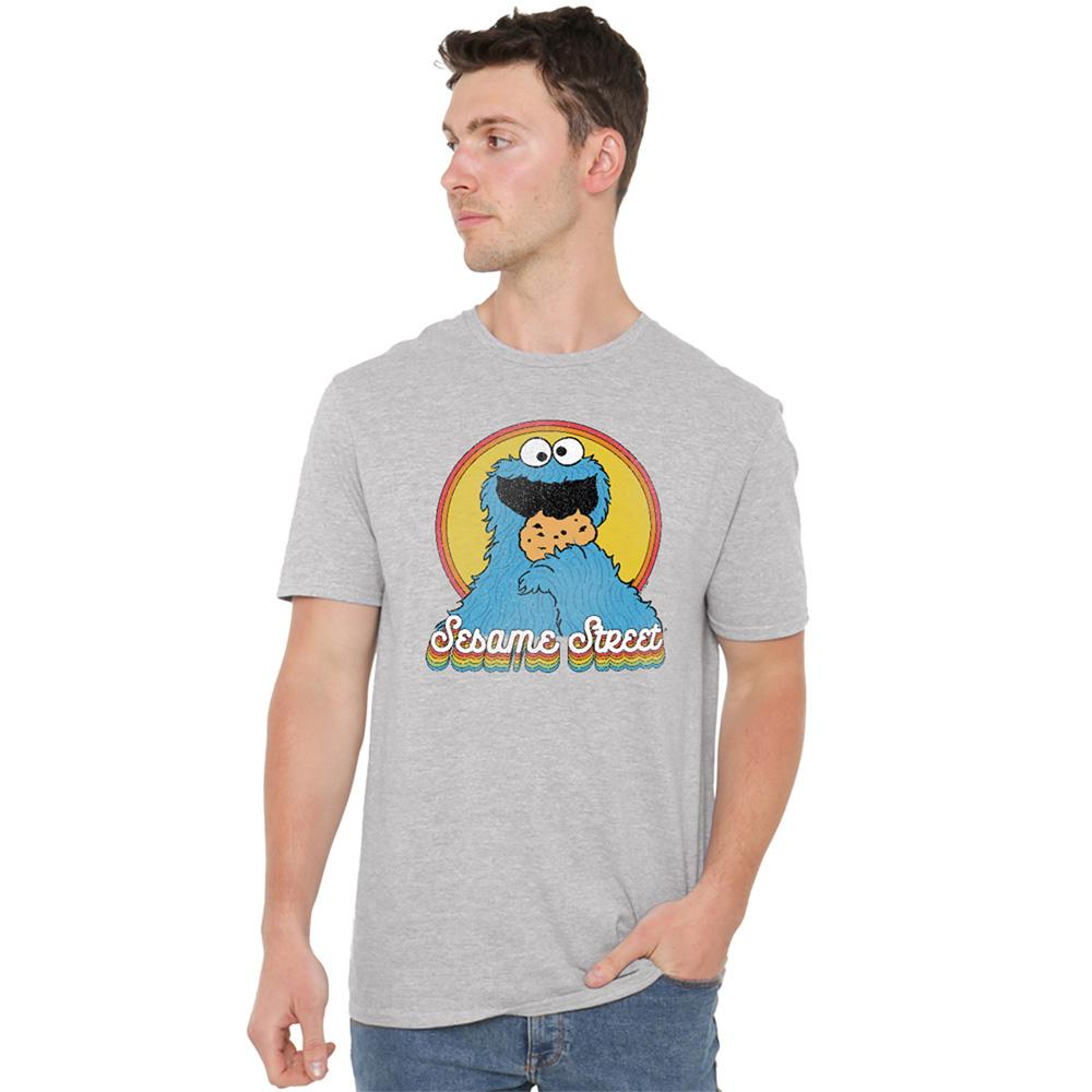 Athletic - Lifestyle - Sesame Street Unisex Adult Cookie Monster Layered T-Shirt