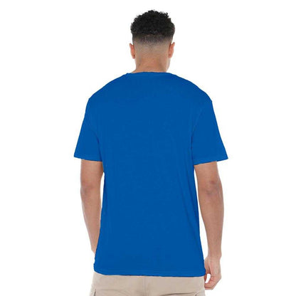 Royal Blue - Pack Shot - Sesame Street Unisex Adult Om Nom Cookie Monster Face T-Shirt