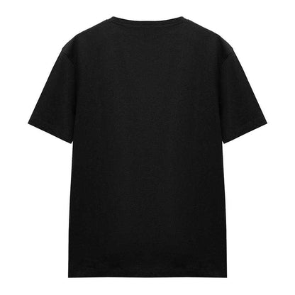 Black - Back - Stranger Things Womens-Ladies Hawkins High Hellfire T-Shirt