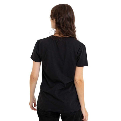 Black - Pack Shot - Stranger Things Womens-Ladies Hawkins High Hellfire T-Shirt