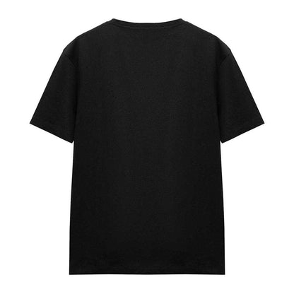 Black - Back - Stranger Things Womens-Ladies Group Poster T-Shirt