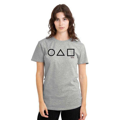 Athletic Heather - Lifestyle - Squid Game Womens-Ladies Main Icons Heather T-Shirt