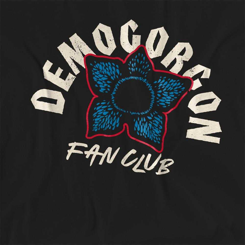 Black - Pack Shot - Stranger Things Womens-Ladies Fan Club Demogorgon T-Shirt