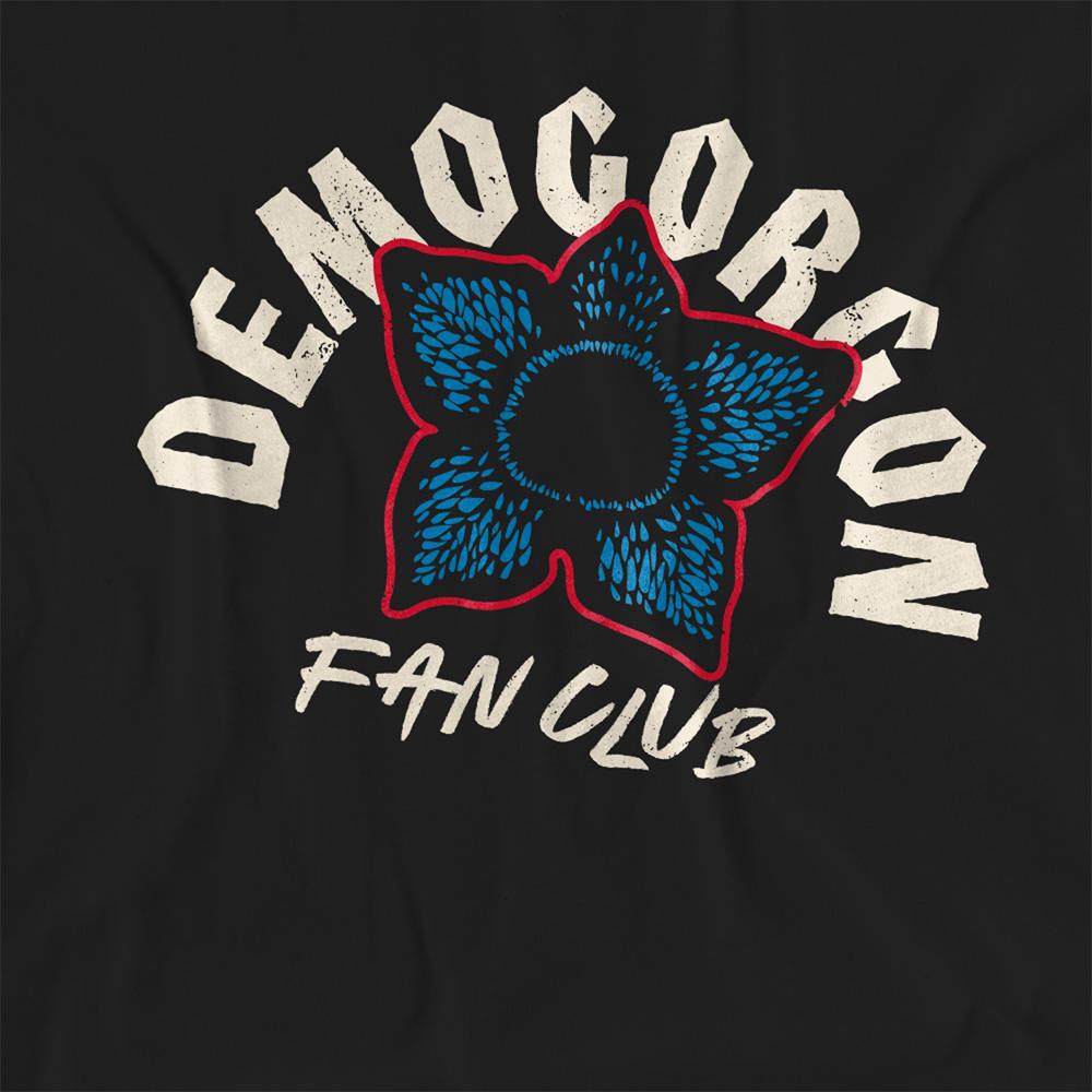 Athletic Heather - Side - Stranger Things Womens-Ladies Fan Club Demogorgon T-Shirt