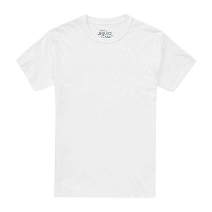 White - Front - Squid Game Unisex Adult Season Two Anime Poster Back Print T-Shirt