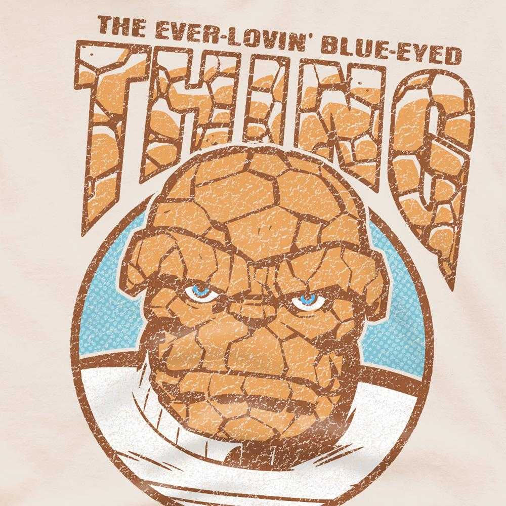 Natural - Pack Shot - Fantastic Four Unisex Adult Ever Lovin´ Blue Eyed Thing T-Shirt