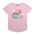 Light Pink - Front - My Little Pony Womens-Ladies Leaping Rainbows T-Shirt
