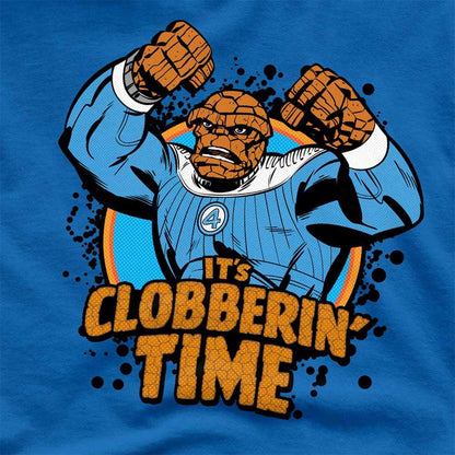 Royal Blue - Pack Shot - Fantastic Four Unisex Adult Clobberin´ Time Thing T-Shirt