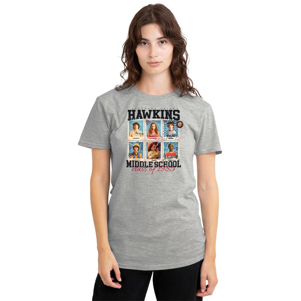 Athletic Heather - Lifestyle - Stranger Things Womens-Ladies Yearbook T-Shirt