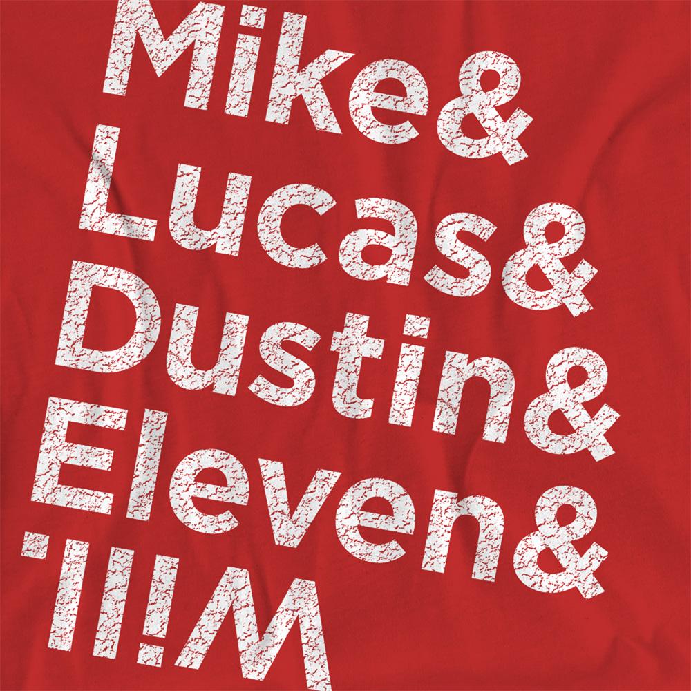 Red - Side - Stranger Things Womens-Ladies Names T-Shirt