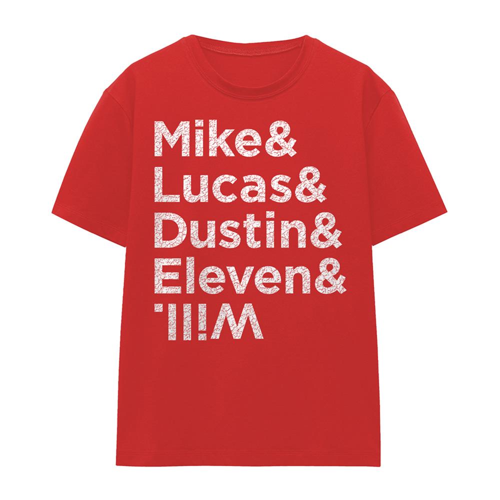 Red - Front - Stranger Things Womens-Ladies Names T-Shirt