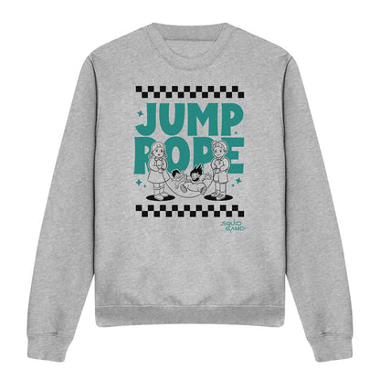 Heather Grey - Front - Squid Game Unisex Adult Season Three Jump Rope T-Shirt