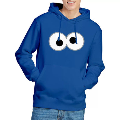Royal Blue - Lifestyle - Sesame Street Unisex Adult Eyes Hoodie