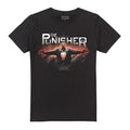Black - Front - The Punisher Mens Fire T-Shirt